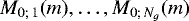 $M_{0;\,1}(m),\ldots,M_{0;\,N_g}(m)$
