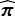 $\widehat{\vec{\pi}}$