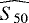 $\widehat{S_{50}}$