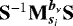 $\mathbf{S}^{-1}{{\mathbf{M}^{{{{\vec{b}_{\nu}}}}}_{{{\vec{s}}_i}}}}\mathbf{S}$