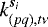 $k^{{\vec{s}}_i}_{(pq),t\nu}$