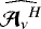 $\widehat{{\bm{\mathcal{A}}_{\nu}}^H}$