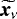 $\widetilde{{\vec{x}_{\nu}}}$