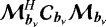 ${{\bm{\mathcal{M}}^H_{{{{\vec{b}_{\nu}}}}}}} {\bm{\mathcal{C}}_{{{{\vec{b}_{\nu}}}}}} {{\bm{\mathcal{M}}_{{{{\vec{b}_{\nu}}}}}}}$