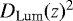 $D_{\textrm{Lum}}(z)^2$
