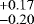$^{+0.17}_{-0.20}$