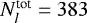 $N_l^{\textrm{tot}}=383$