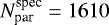 $N_{\textrm{par}}^{\textrm{spec}}=1610$