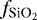 $f_{\textrm{SiO}_2}$