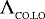 ${{\UpLambda}}_{_{\textrm{CO.LO}}}$