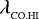 ${{\lambda}}_{_{\textrm{CO.HI}}}$