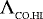 ${{\UpLambda}}_{_{\textrm{CO.HI}}}$