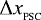 ${{\UpDelta}} x_{_{\textrm{PSC}}}$