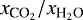 $x_{\textrm{CO}_2}/x_{\textrm{H}_2\textrm{O}}$