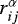 $r_{ij}^{\alpha}$