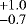 $^{+1.0}_{-0.7}$