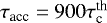 $\tau_{\textrm{acc}} = 900 \tau^{\textrm{th}}_{\textrm{c}}$