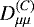 $D_{\mu\mu}^{(C)}$