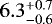 $6.3^{&#x002B;0.7}_{-0.6}$