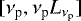 $[\nu_{\textrm{p}}, \nu_{\textrm{p}} L_{\nu_{\textrm{p}}}]$