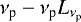 ${\nu}_{\textrm{p}} - {\nu}_{\textrm{p}} L_{\nu_{\textrm{p}}}$
