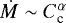 $\dot M\sim C_{\text{c}}^{\alpha}$