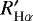 $R&#x0027;_{\textrm{H}\alpha}$