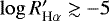 $\log R&#x0027;_{\textrm{H}\alpha}\gtrsim-5$