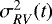 $\sigma^2_{RV}(t)$