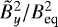 $\tilde{B}_y^2/B_{\textrm{eq}}^2$