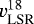 $v_{\textrm{LSR}}^{18}$