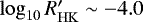$\log_{10}R&#x0027;_{\mathrm{HK}} \sim -4.0$