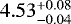 $4.53^{&#x002B;0.08}_{-0.04}$