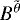$B^{\tilde{\theta}}$