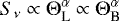 \begin{equation*} S_{\nu} \propto \mathrm\Theta_{\textrm{L}}^{\alpha} \propto \mathrm\Theta_{\textrm{B}}^{\alpha}\end{equation*}