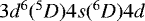 $3d^6(^5D)4s(^6D)4d$