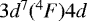 $3d^7(^4F)4d$