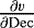$\frac{\partial v}{\partial {\mathrm{Dec}}}$