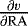 $\frac{\partial v}{\partial {\mathrm{RA}}}$