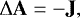 \begin{equation*} {\rm{\Delta}} \mathbf A=-\mathbf{J},\end{equation*}