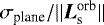 $\sigma_{\textrm{plane}}/||\vec{L}_{\textrm{s}}^{\textrm{orb}}||$