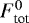 $F_{\textrm{tot}} ^0$