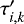 $\tau^{\prime}_{i,k}$