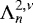 $ {\mathrm{\Lambda}}_n^{2,\nu} $