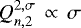 $ Q_{n,2}^{2,\sigma} \, \propto \, \sigma $