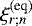 $\xi_{r ; n}^{(\textrm{eq})} $