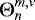 $ {\mathrm{\Theta}}_n^{m,\nu} $