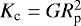 $ K_{\textrm{c}} = {G} R_{\textrm{p}}^2 $