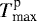 $T_{\textrm{max}}^{\textrm{p}}$
