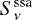 $S^{\textrm{ssa}}_{\nu} $